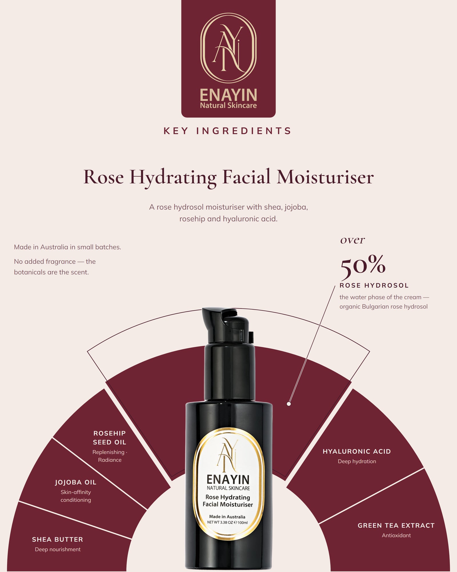 Rose Hydrating Facial Moisturiser