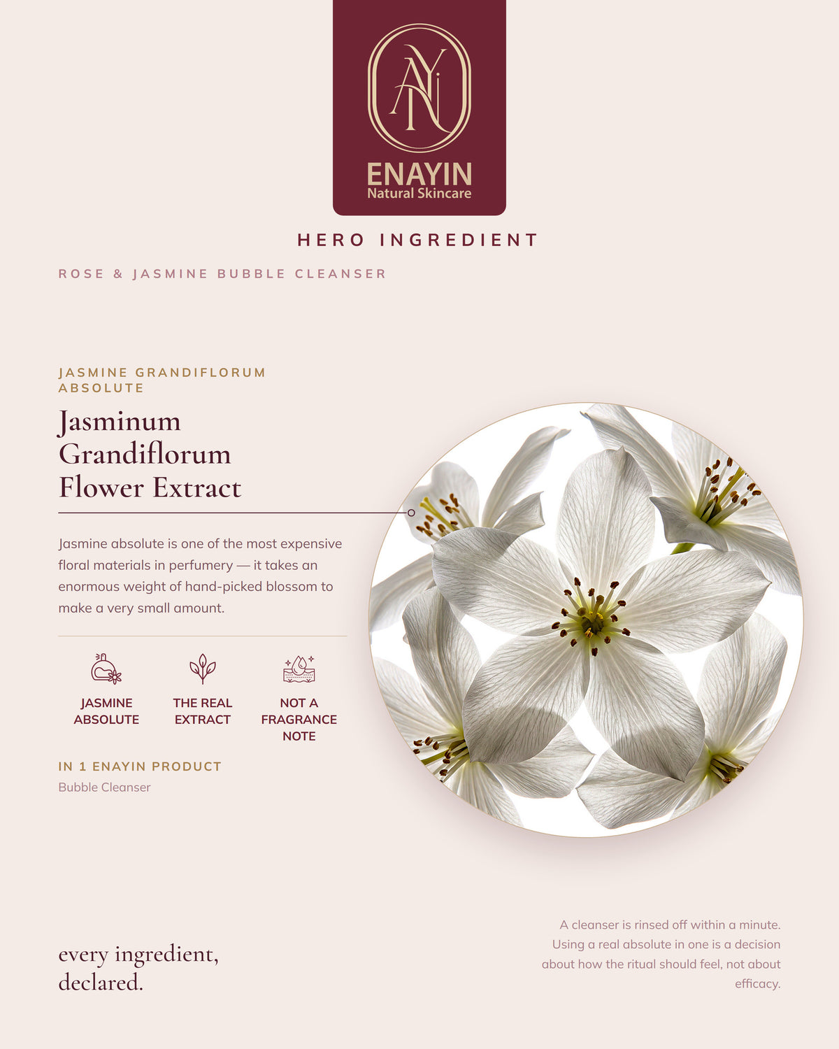 Rose & Jasmine Bubble Cleanser