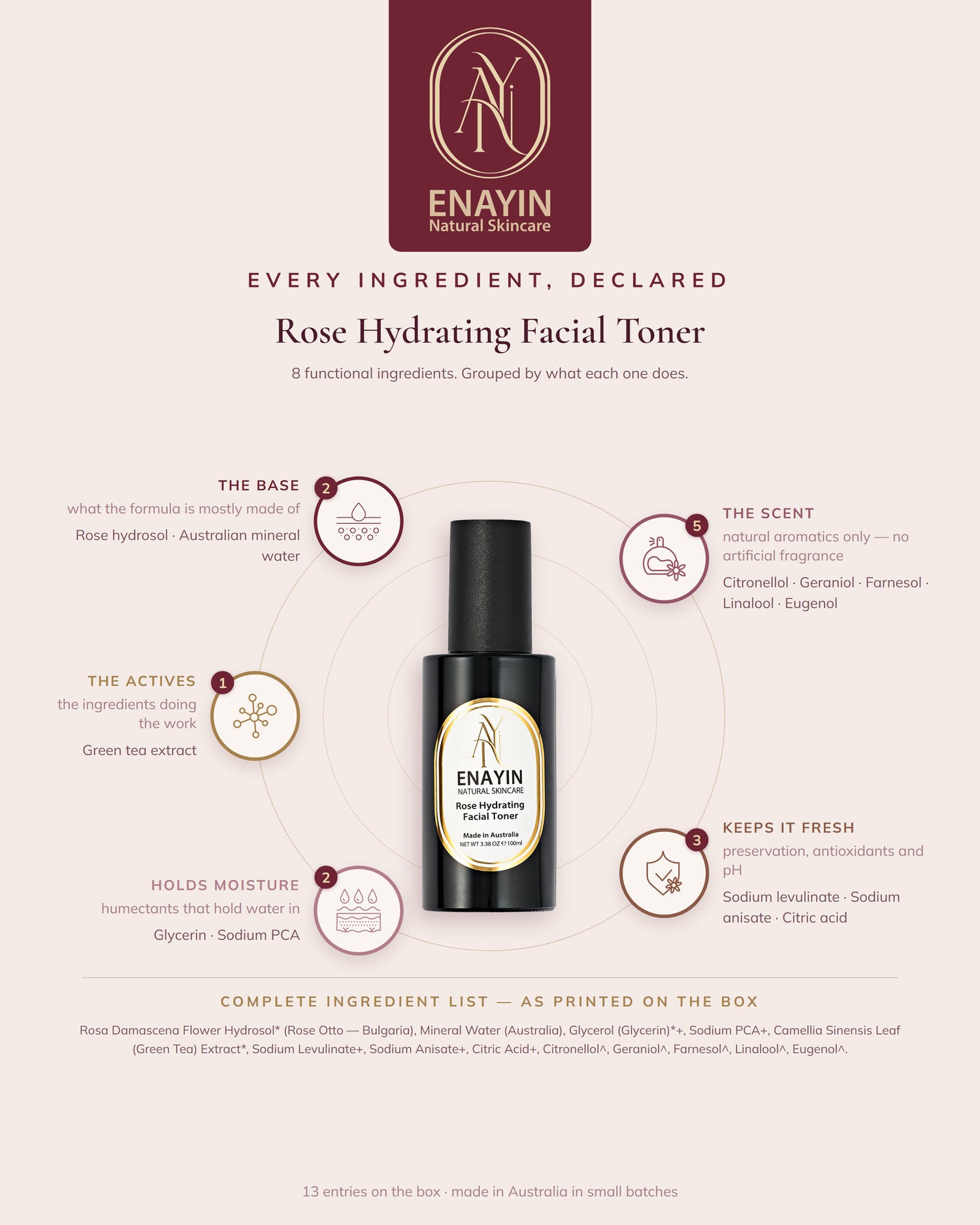 Rose Hydrating Facial Toner