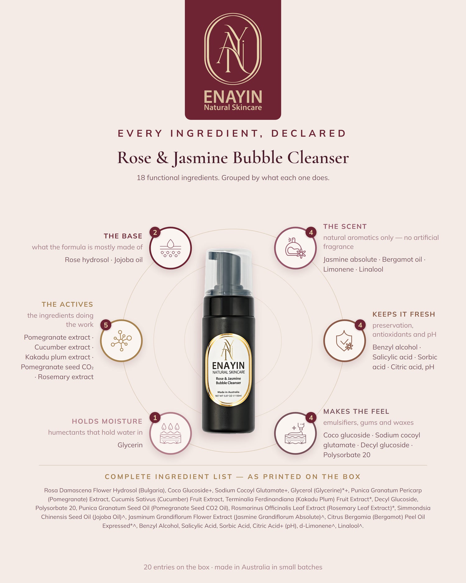 Rose &amp; Jasmine Bubble Cleanser