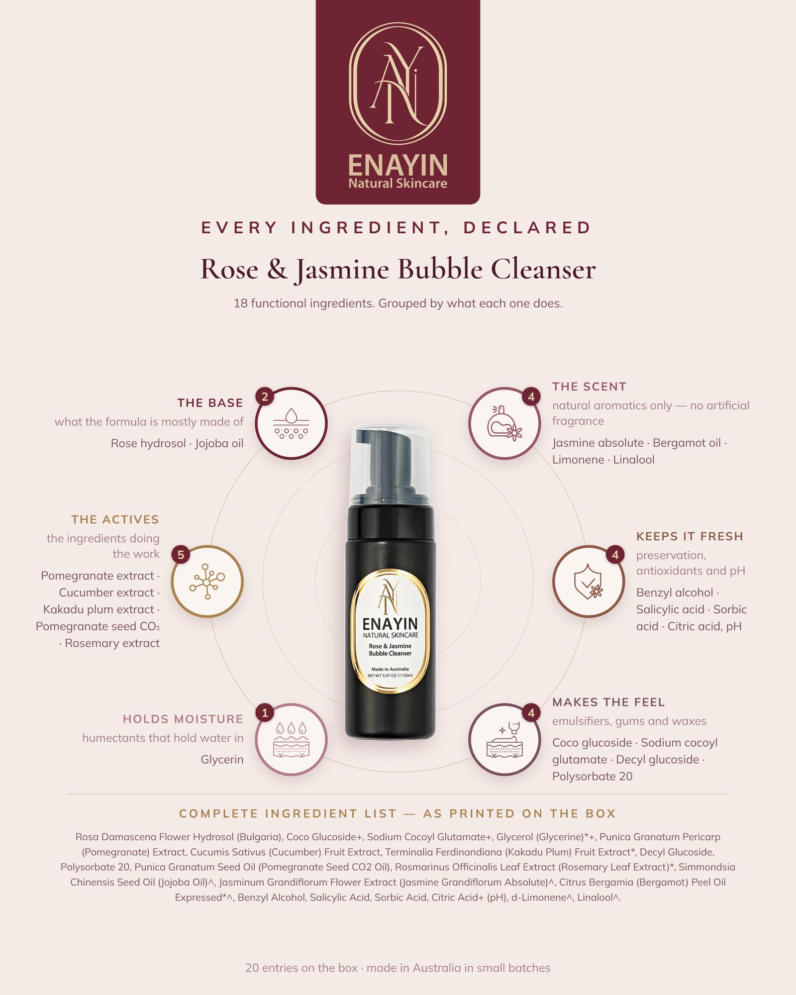 Rose &amp; Jasmine Bubble Cleanser