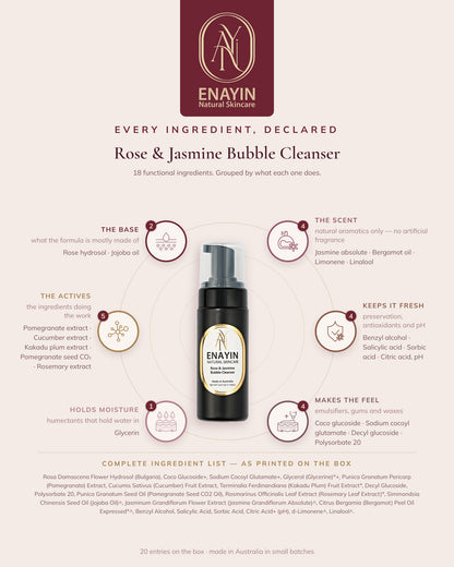 Rose &amp; Jasmine Bubble Cleanser