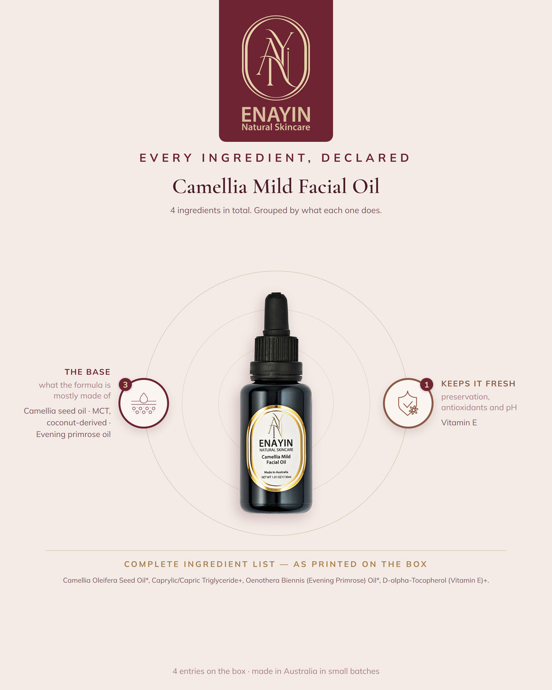 Camellia Mild Facial Oil