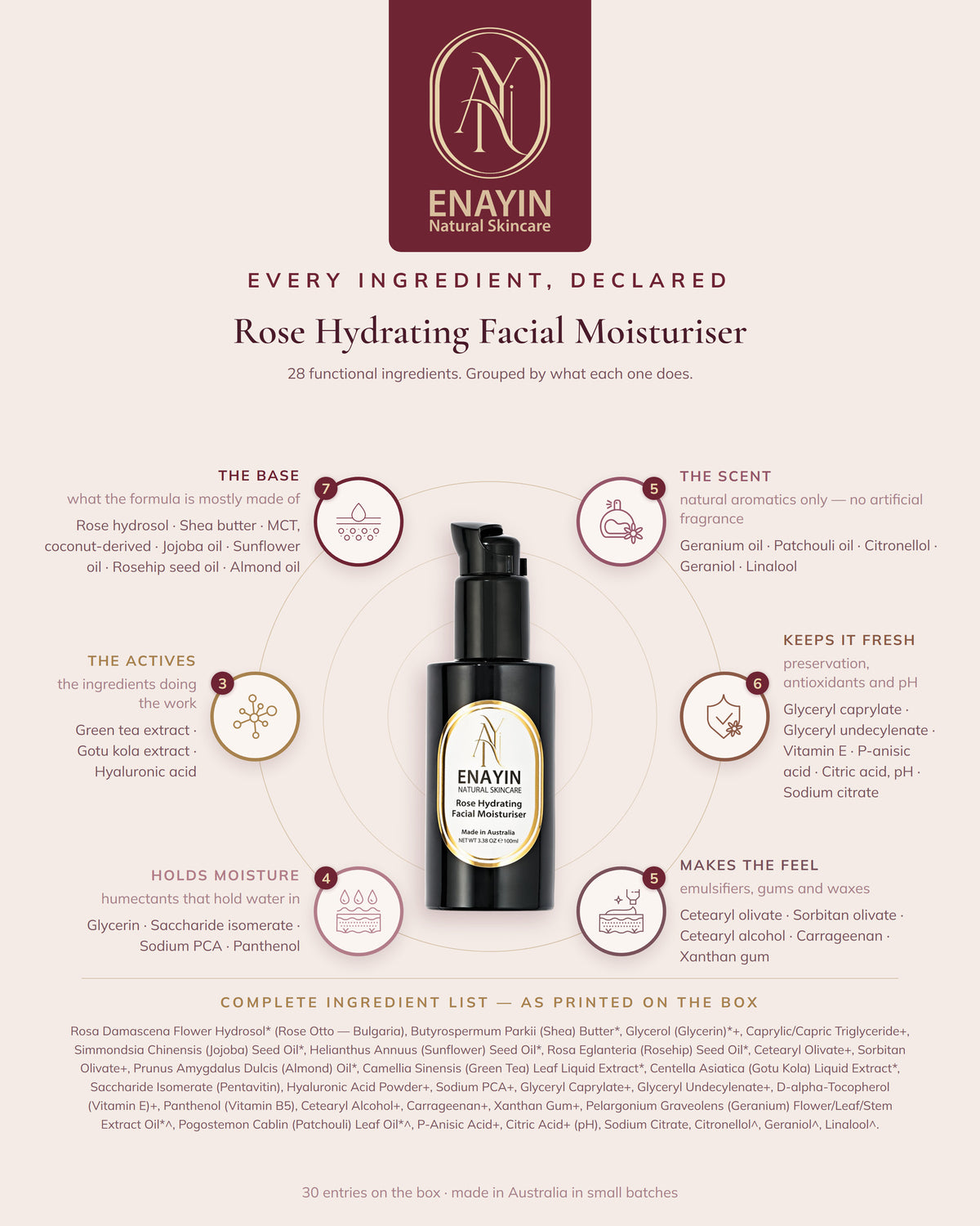 Rose Hydrating Facial Moisturiser