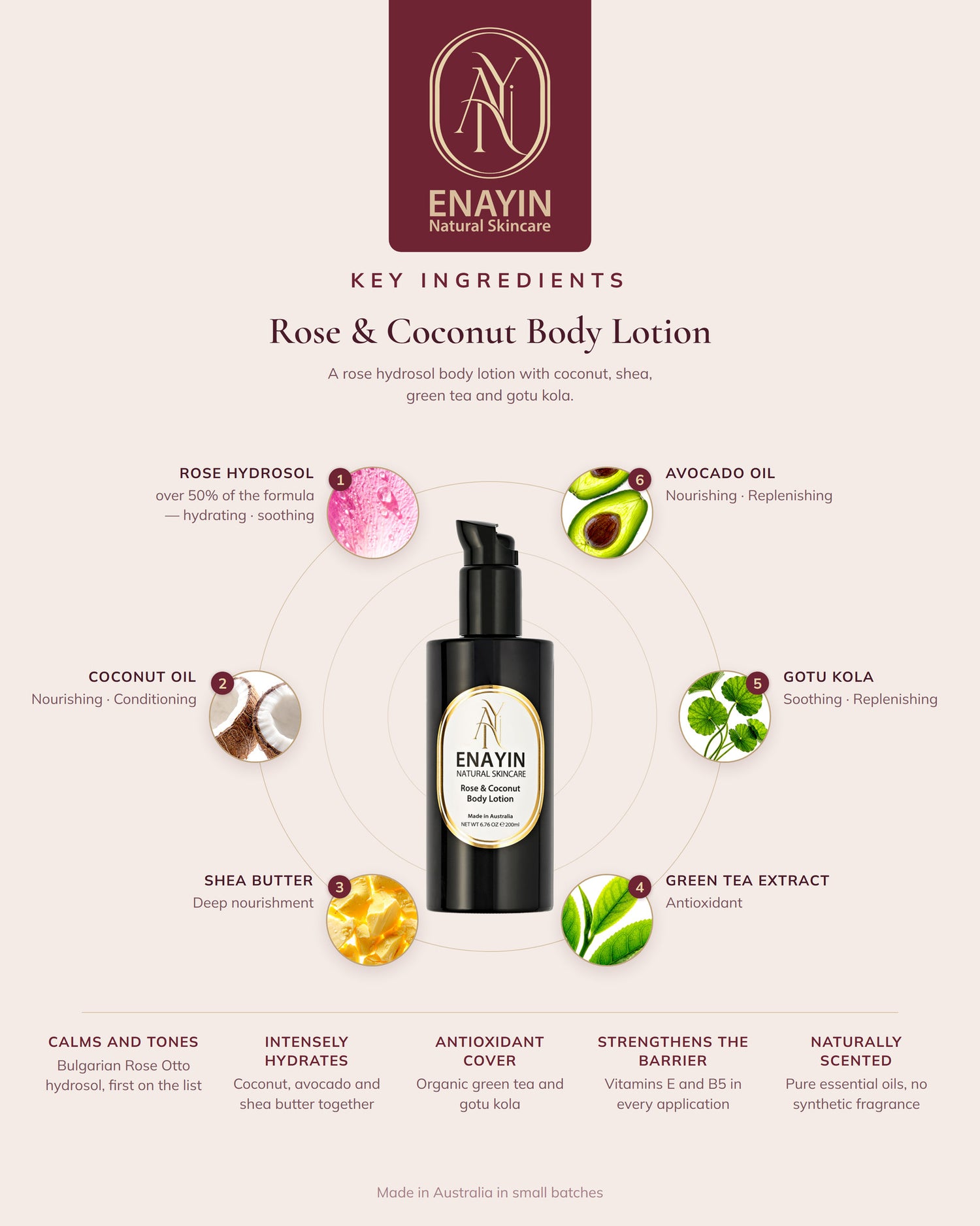 Rose &amp; Coconut Body Lotion