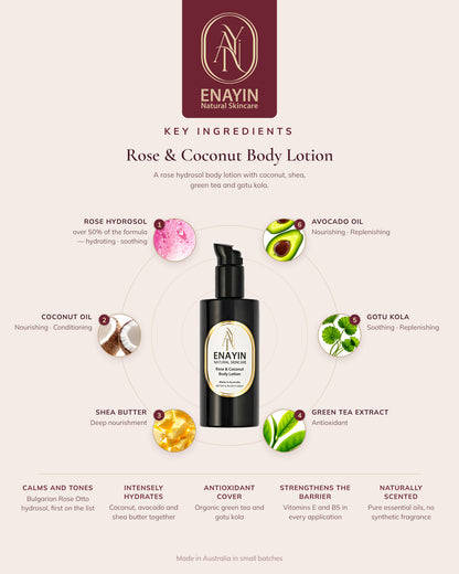 Rose &amp; Coconut Body Lotion