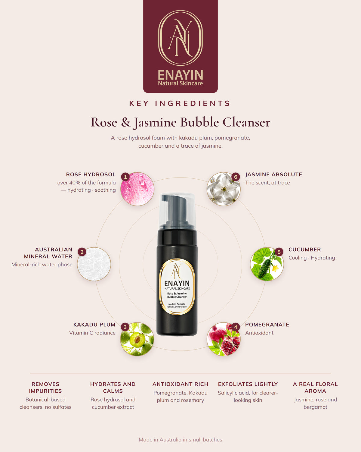 Rose &amp; Jasmine Bubble Cleanser
