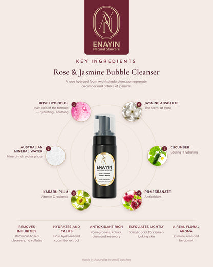 Rose &amp; Jasmine Bubble Cleanser