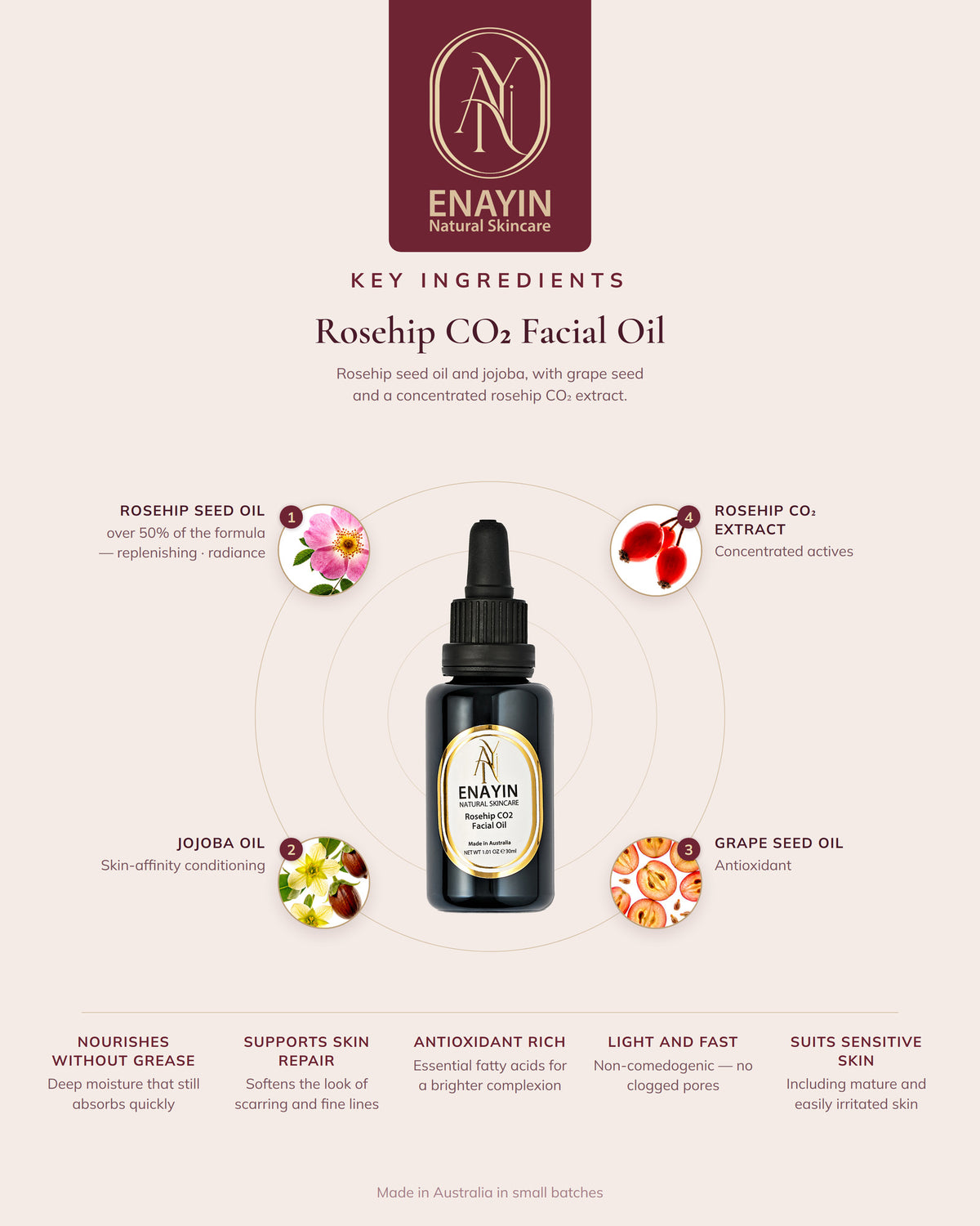 Rosehip CO2 Facial Oil