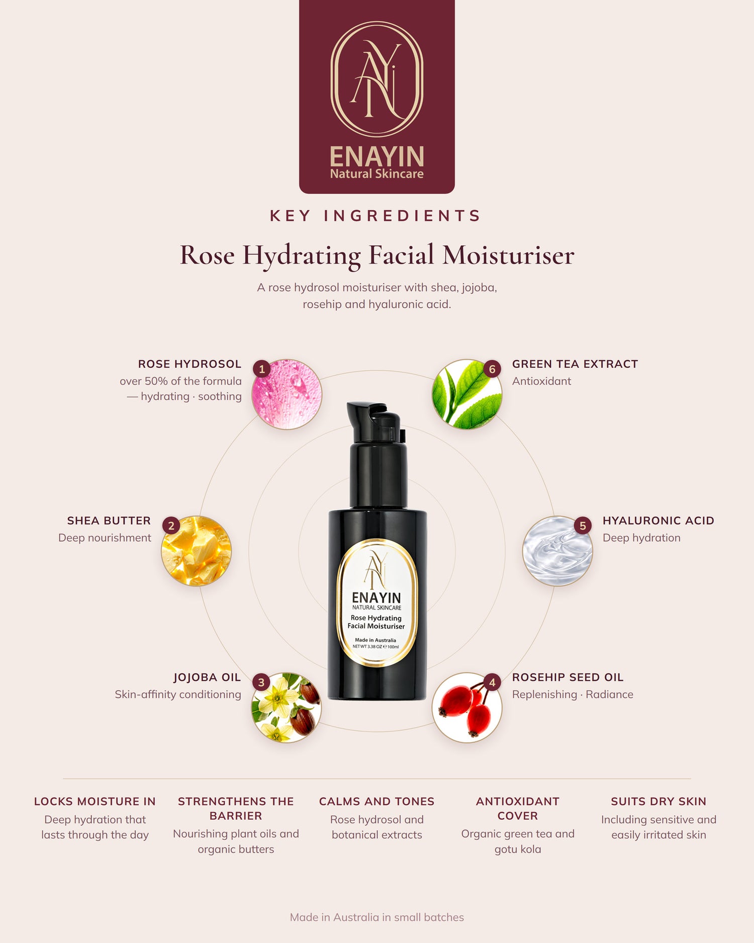 Rose Hydrating Facial Moisturiser
