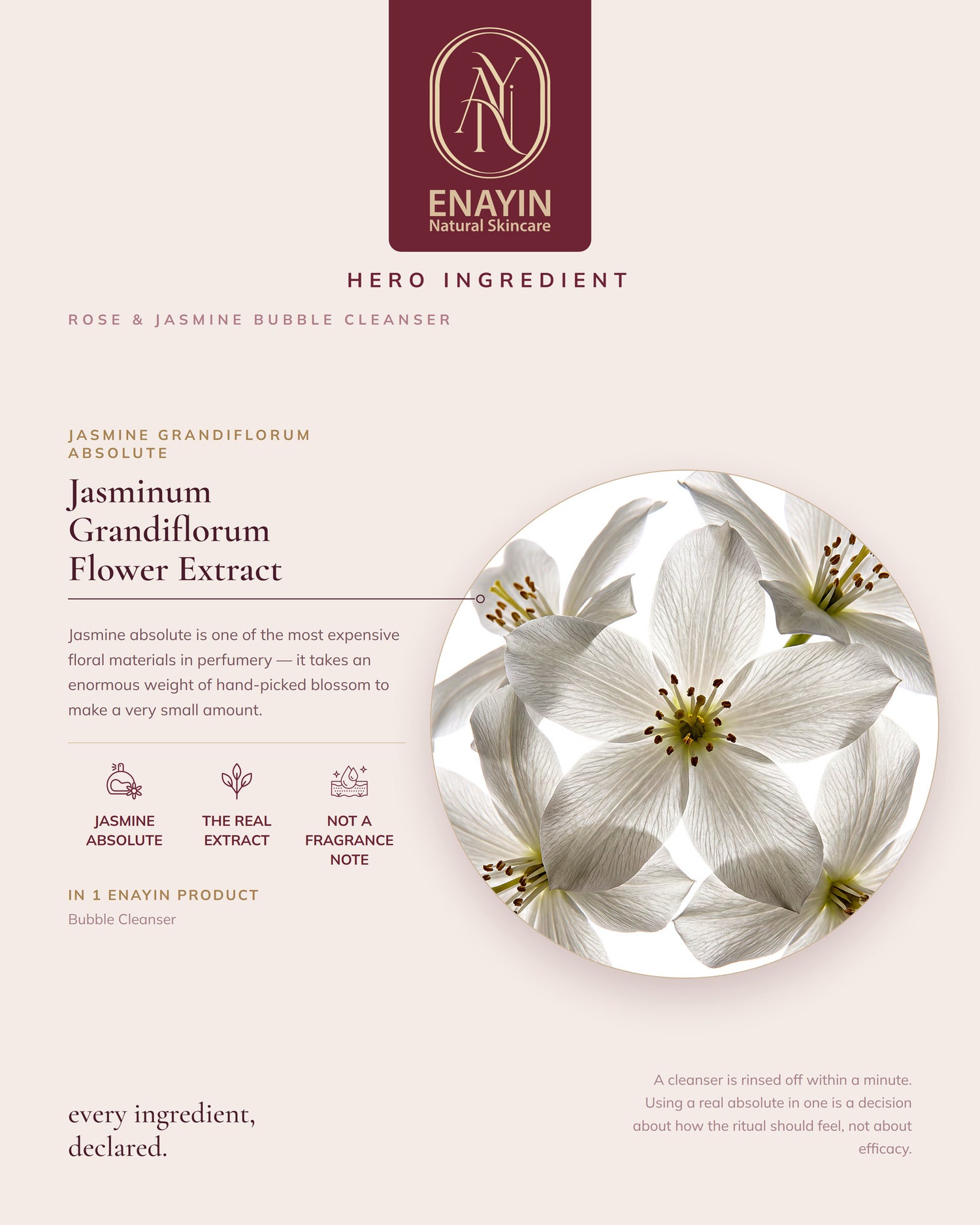 Rose &amp; Jasmine Bubble Cleanser