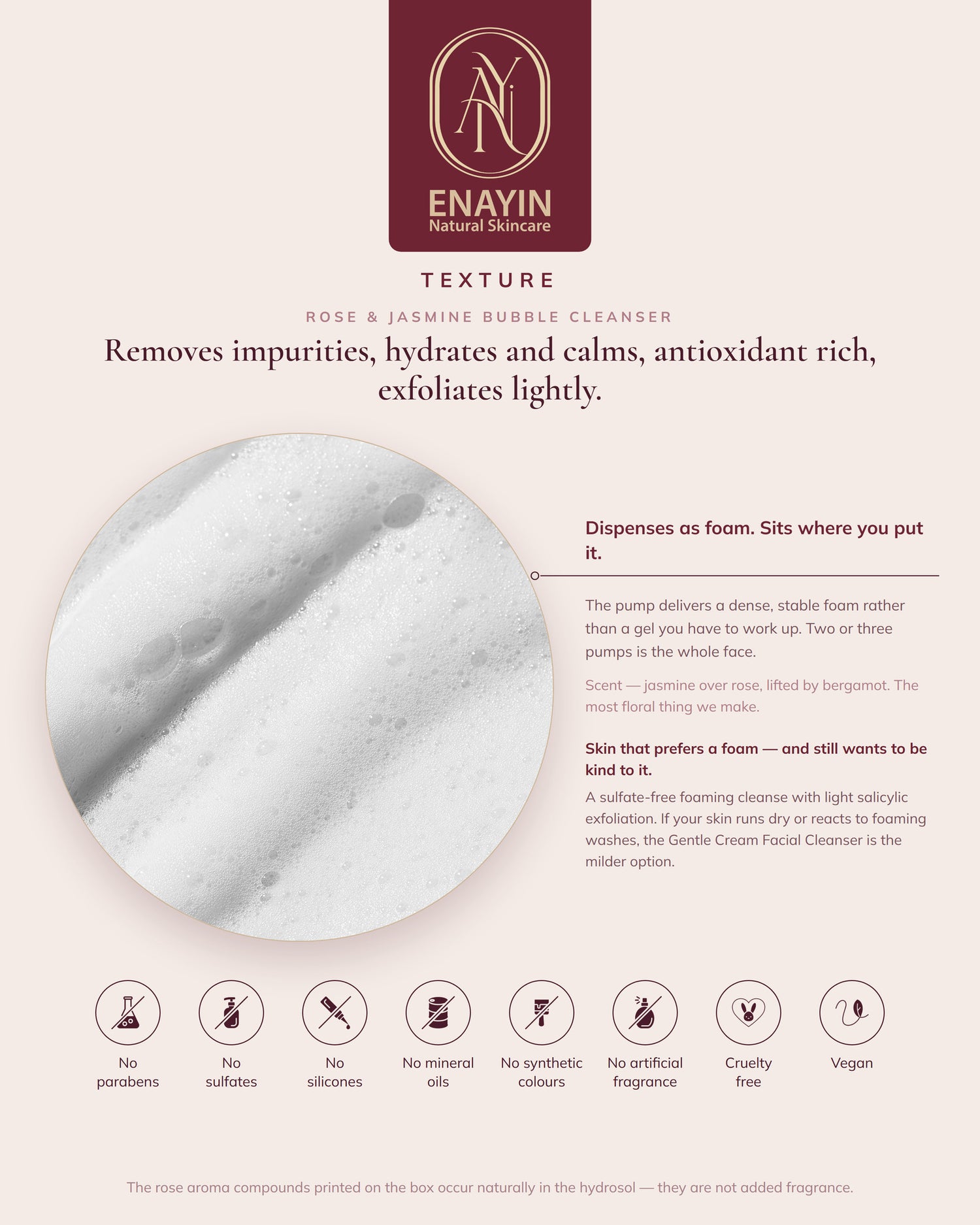Rose &amp; Jasmine Bubble Cleanser