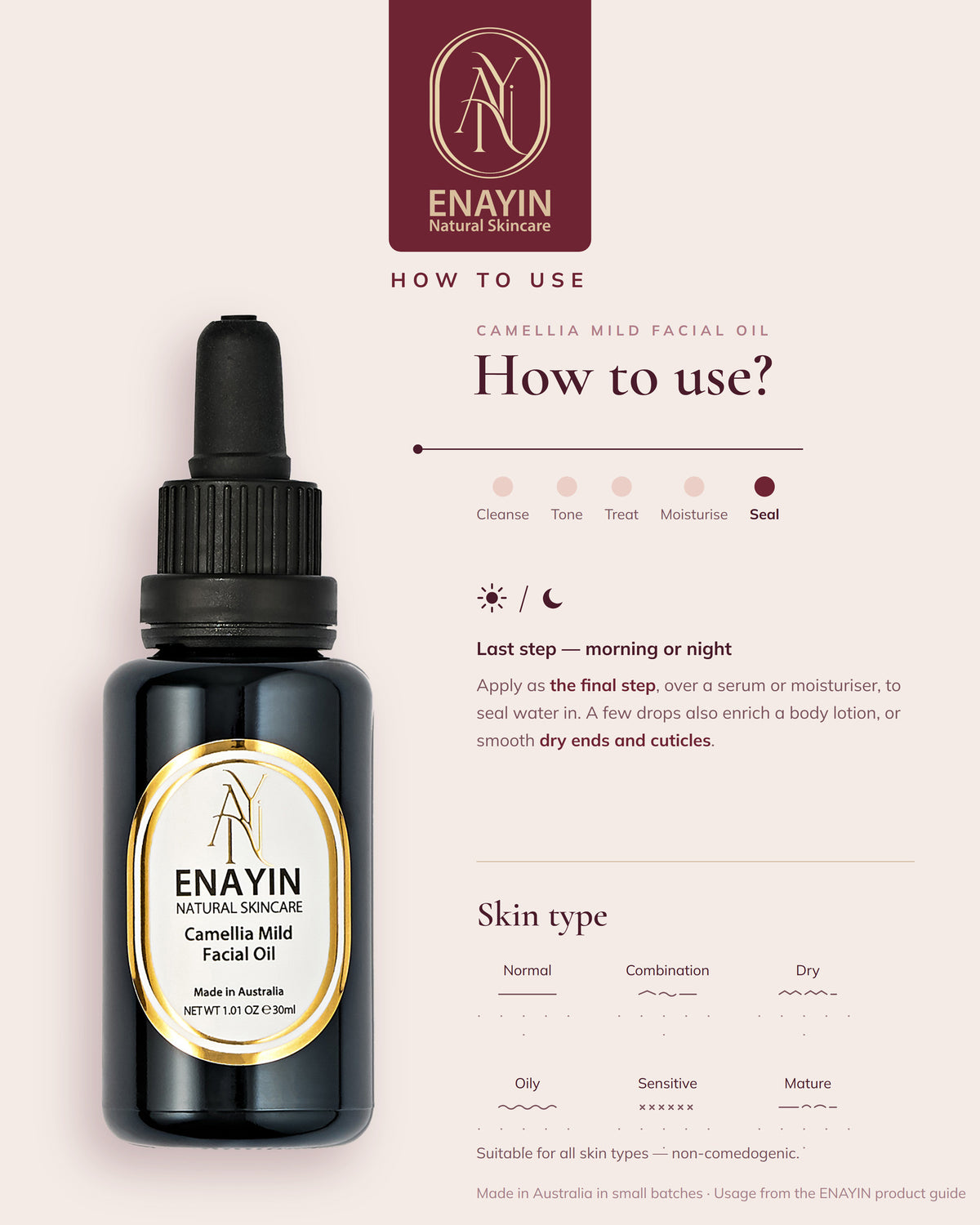 Camellia Mild Facial Oil