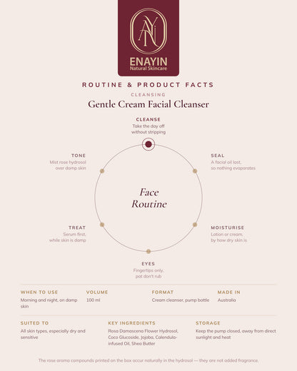 Gentle Cream Facial Cleanser