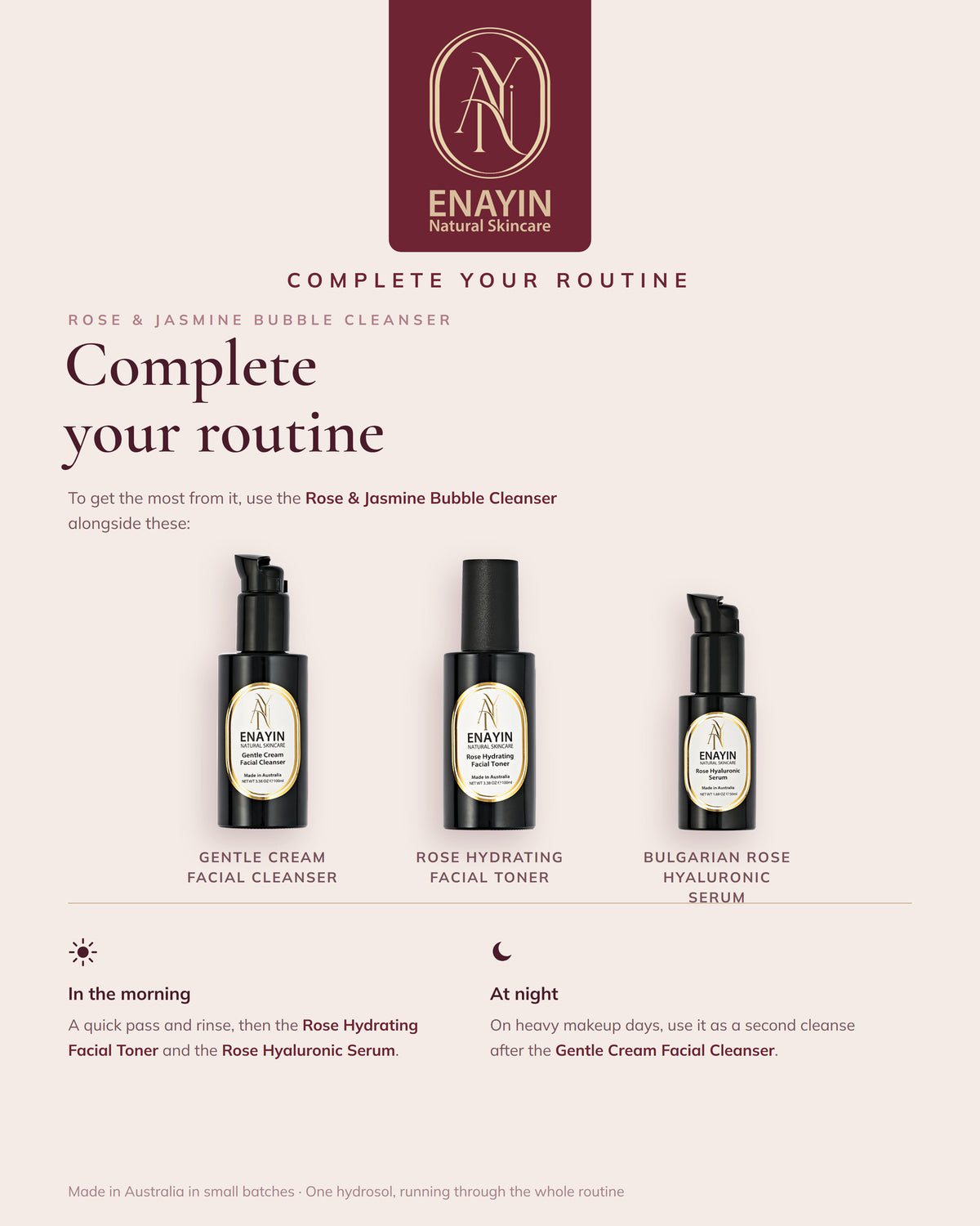 Rose &amp; Jasmine Bubble Cleanser