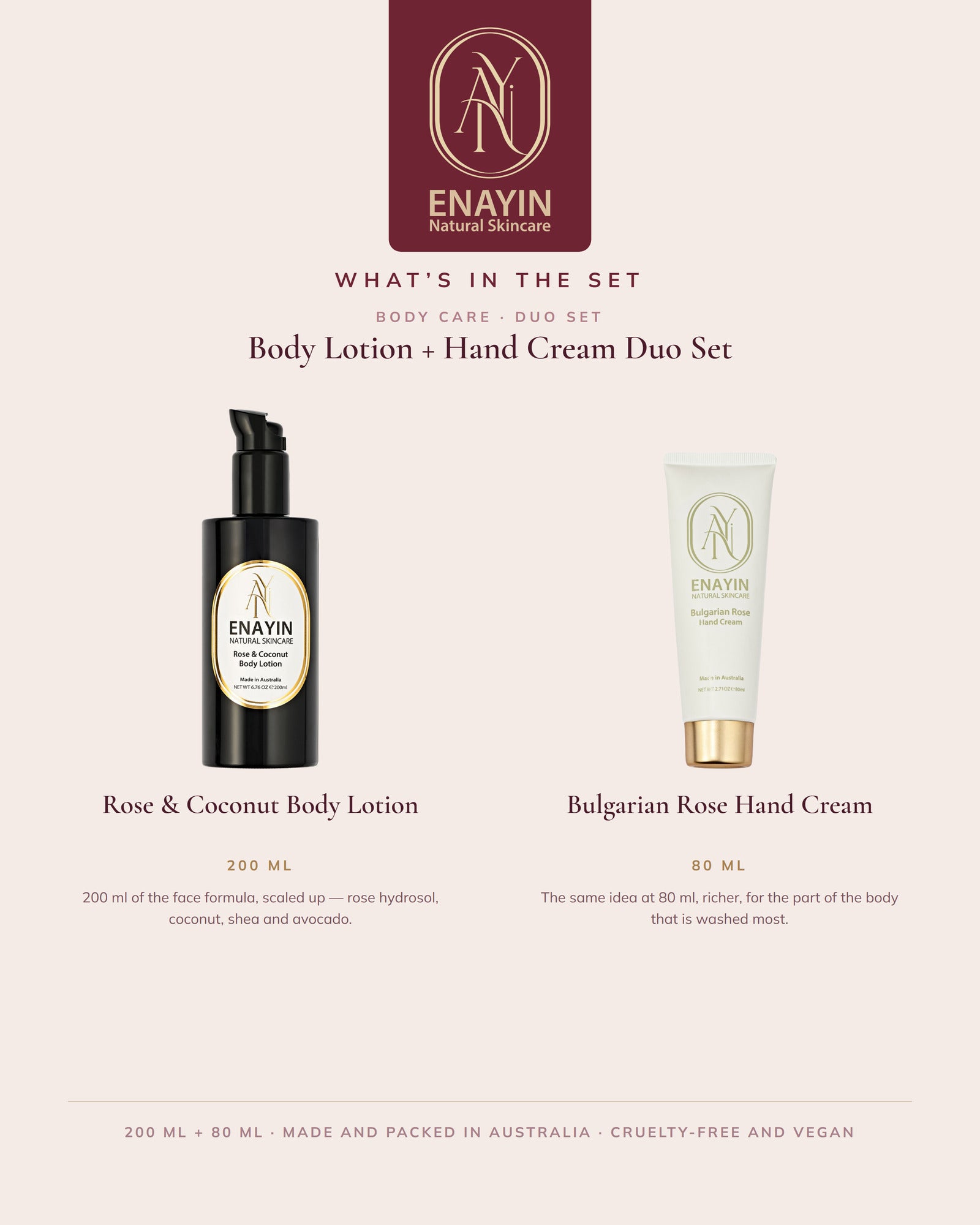 Gift Set: Body + Hand Care Duo