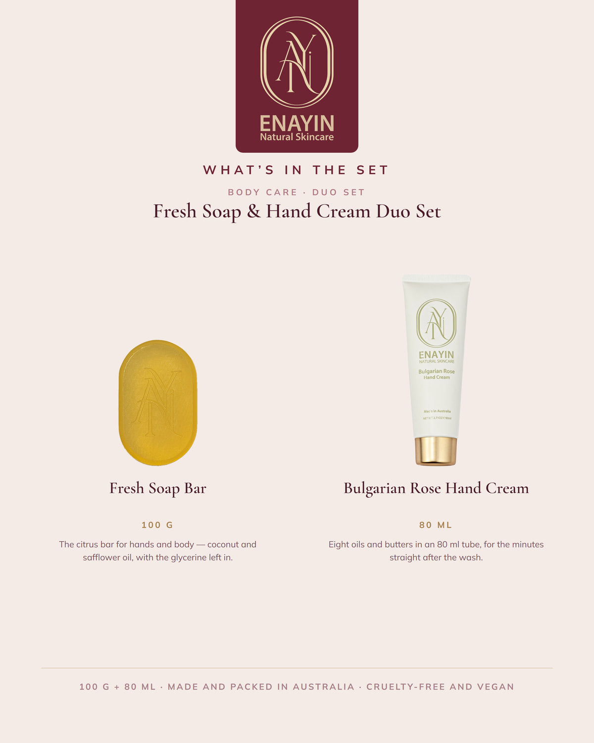 Gift Set: Fresh Soap &amp; Hand Cream Duo