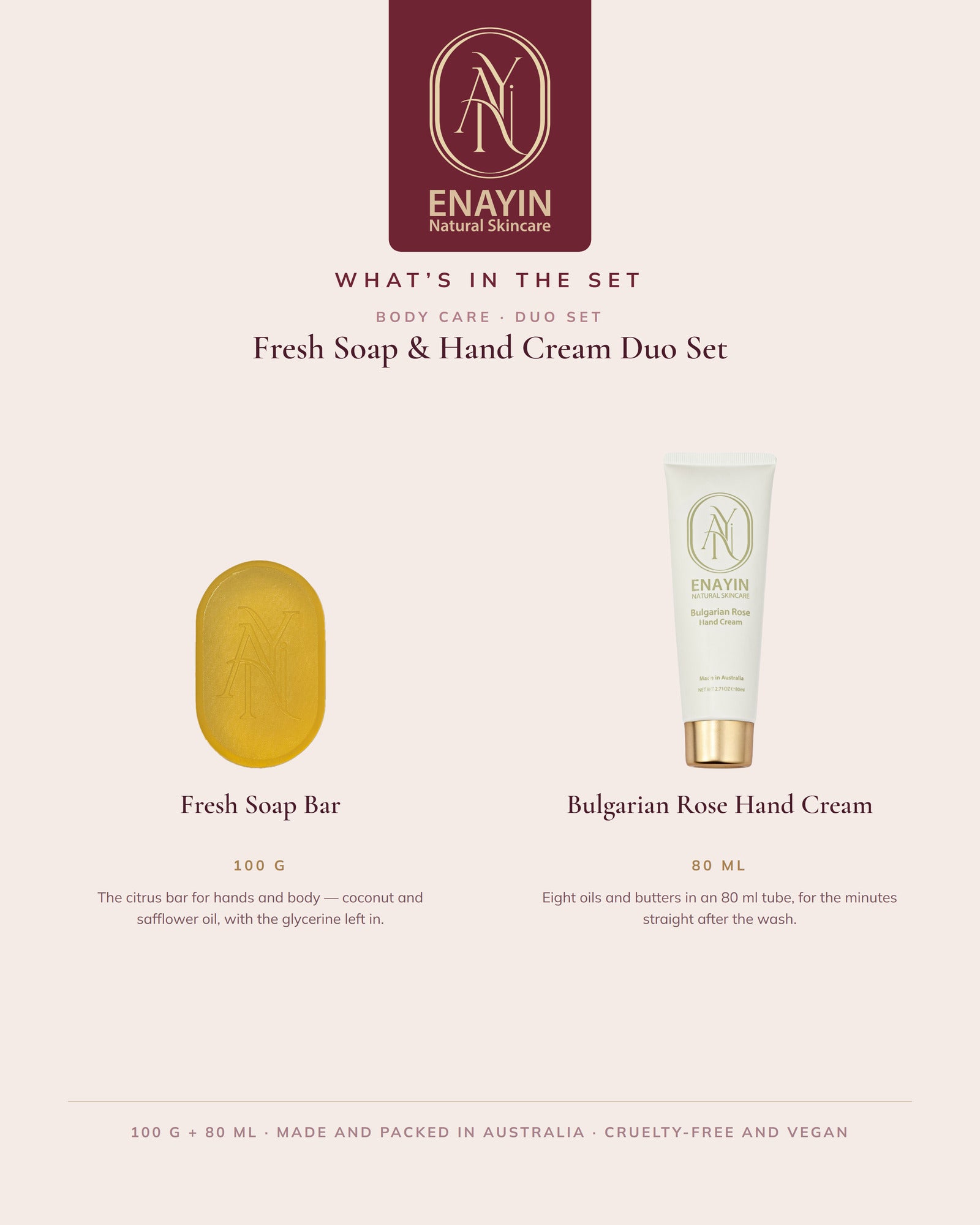 Gift Set: Fresh Soap &amp; Hand Cream Duo