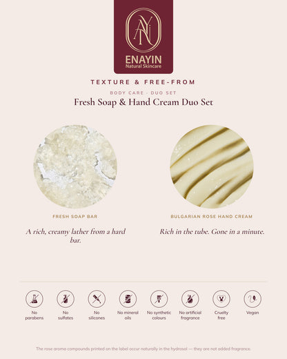 Gift Set: Fresh Soap &amp; Hand Cream Duo