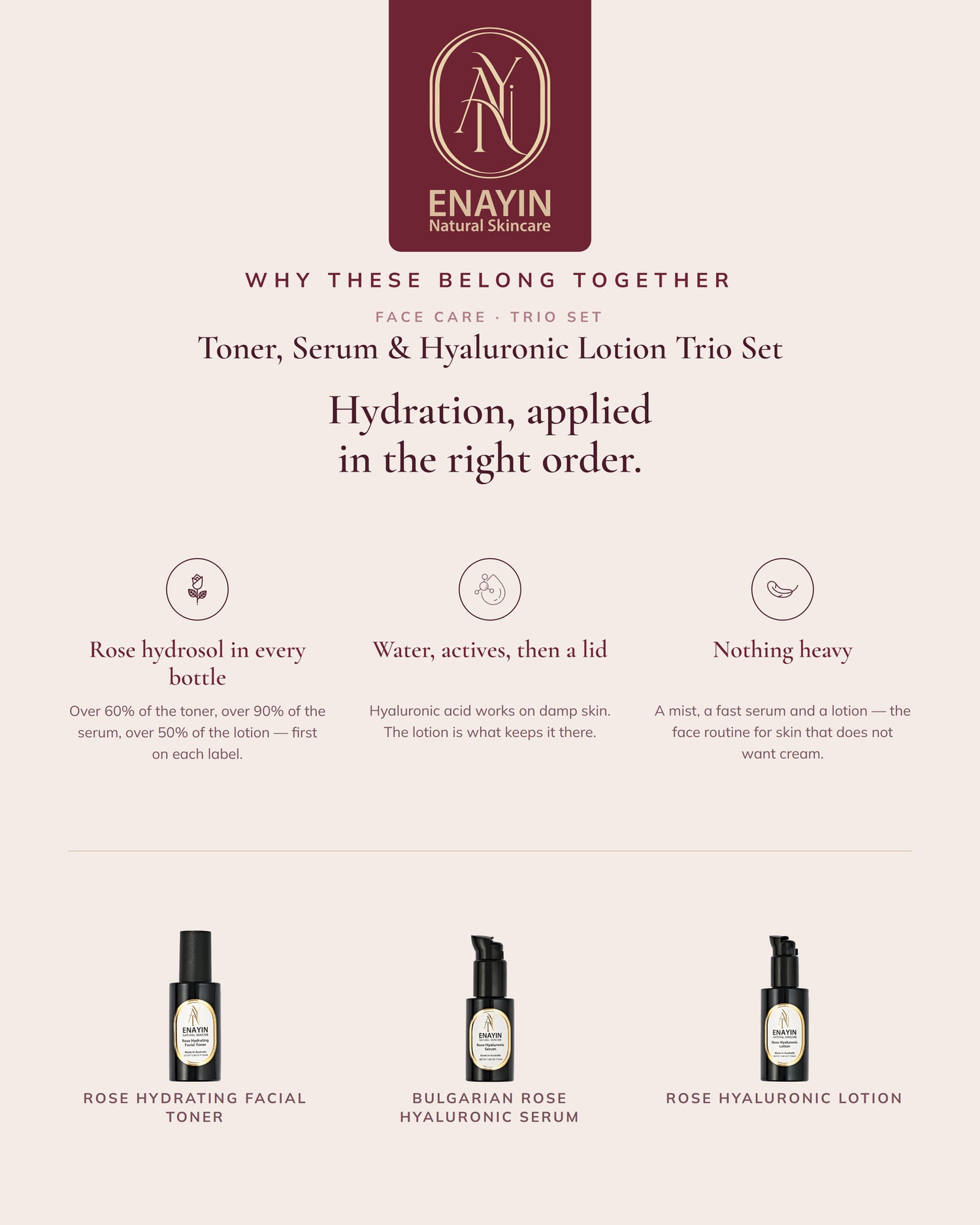 Gift Set: Hydration Trio